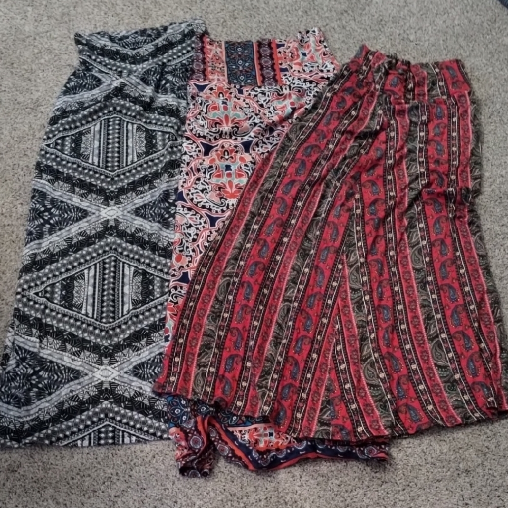 Bohemian Maxi Skirt Set